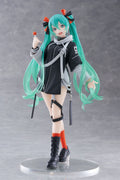 Neue Original Taito Vocaloid Hatsune Miku Mode Anime Figur Punk Zukunft Sammlung Desktop Decor Modell Spielzeug Weihnachten Geschenk