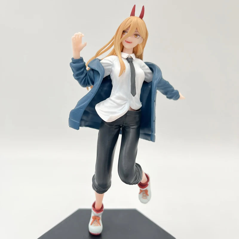 20cm Chainsaw Man Anime Figure Power Action Figure Collectible Model Doll Ornaments Toys Birthday Gifts