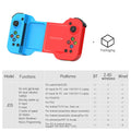 Stretchable Mobile Controller For ios Andriod Phone Pubg Cod Gamepad For Switch Oled Console Control Joystick with Macro