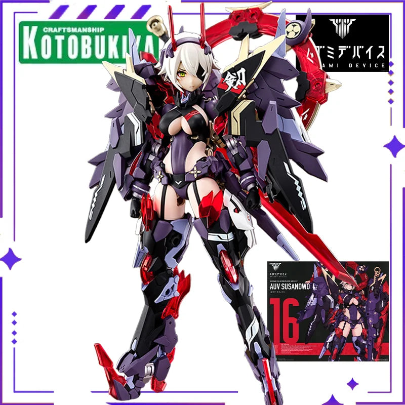 Brand New Stock Genuine Kotobukiya Original Goddess Device, Emperor Witch Susanzo's Male Cangyan Movable Character Model Toygift