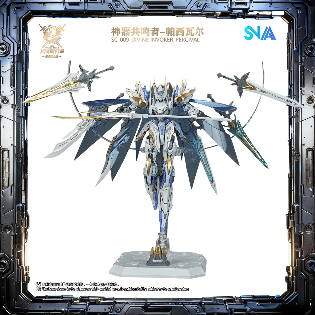 SNAA Must-have Assembly Masters High Playability Sci-fi  Mecha Assembly Model Percival Lancelot Figure Collection Gifting Toys