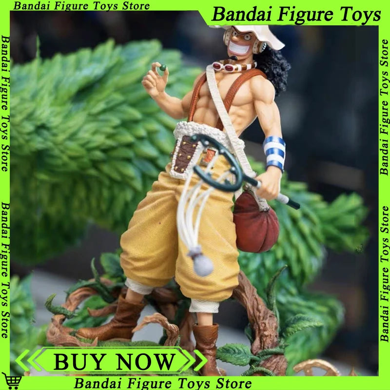 25CM One Piece Actionfigur Lysop Zwei Jahre später PVC Sammlerpuppe One Piece Lysop Anime Figur Modell Dekor Spielzeug Geschenk Kinder