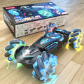 4WD RC каскадьорска кола ротационен дрифт 2.4G безжично дистанционно управление кола за деца и момчета звукова и светлинна играчка кола