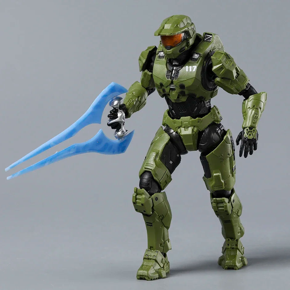 Infinite 1/12 Scale Master Chief Mjolnir MK VI (GEN 3) Action Figure Doll PVC Desktop Toy Model for Colletible