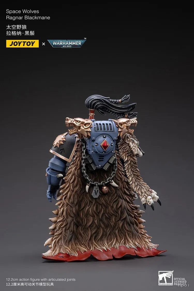 【FS】JOYTOY Warhammer 40K Scale 1/1 Action Figures Space Wolves Ragnar Blackmane Models Toys Gifts