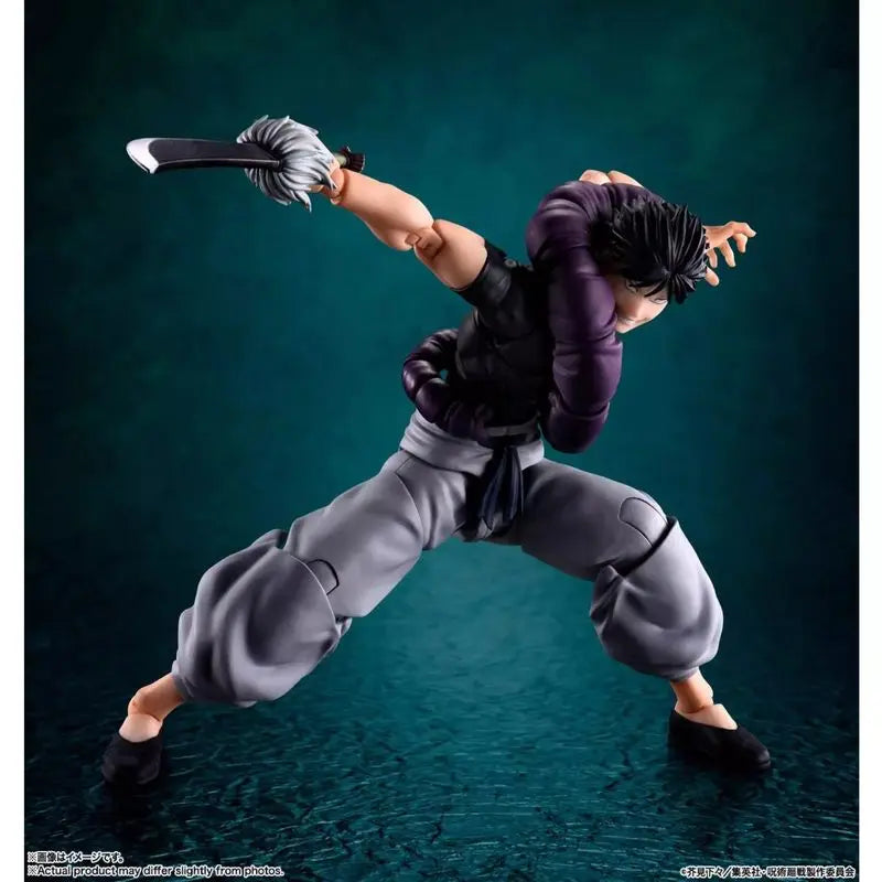 Bandai Genuine In-Stock SHF Fushiguro Toji Jujutsu Kaisen Haimura Yu Yu Folding Multi-Joint Action Figure Model Ornament Toy Gif