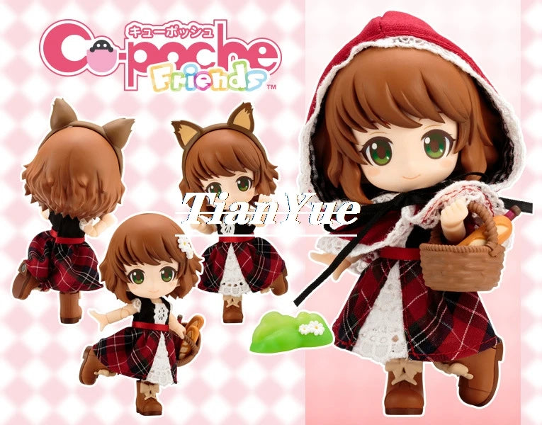 Anime Cu-poche Little Red Riding Hood Movable Real Clothes Q ver. Figure 10CM