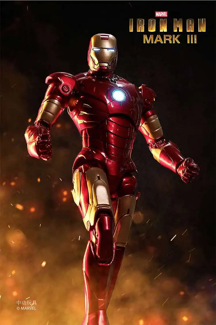 1/10 Original ZD Toys Iron Man MK2 War Machine2.0 MK16 MK11 MK24 MK35 MK47 Tony Stark Collection Model Action Figure Kids Toys