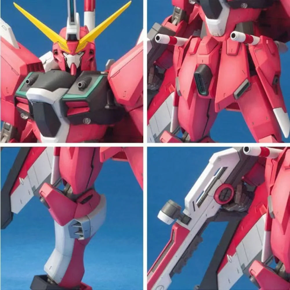 HG 1/144 Infinite Justice Revive Action Figure Anime Mecha Model Kit Assembly Robot Plastic Collectible Display for Kid Boy Gift