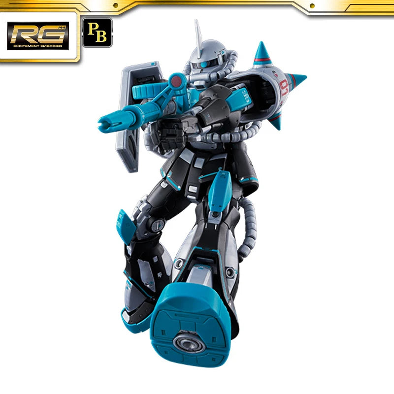 In Stock BANDAI PB Limited GUNDAM X Miku Anniversary Special Project RG 1/144 MS-06S ZAKU Ⅱ [HATSUNE MIKU Ver.] Anime Figure To