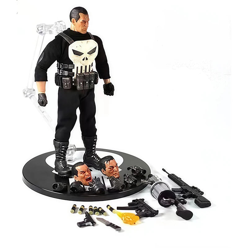 Avengers: The Punisher Cloth Series 6-inch Mobile Doll Luxury Edition First and Second Generation Boxed Handheld Mobile Toys