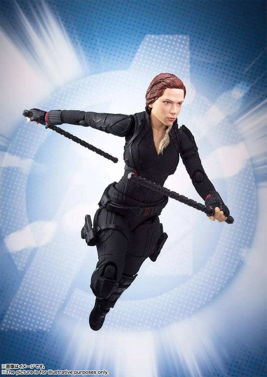 SHF Marvel Black Widow End Game Avengers Natasha Romanoff BJD Action Figures Toys