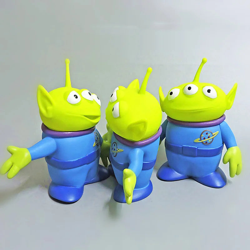 15cm Disney Toy Story Woody Buzzlightyear Green Alien Doll Figure Anime Decorative Collection Toy Model Children's Gift