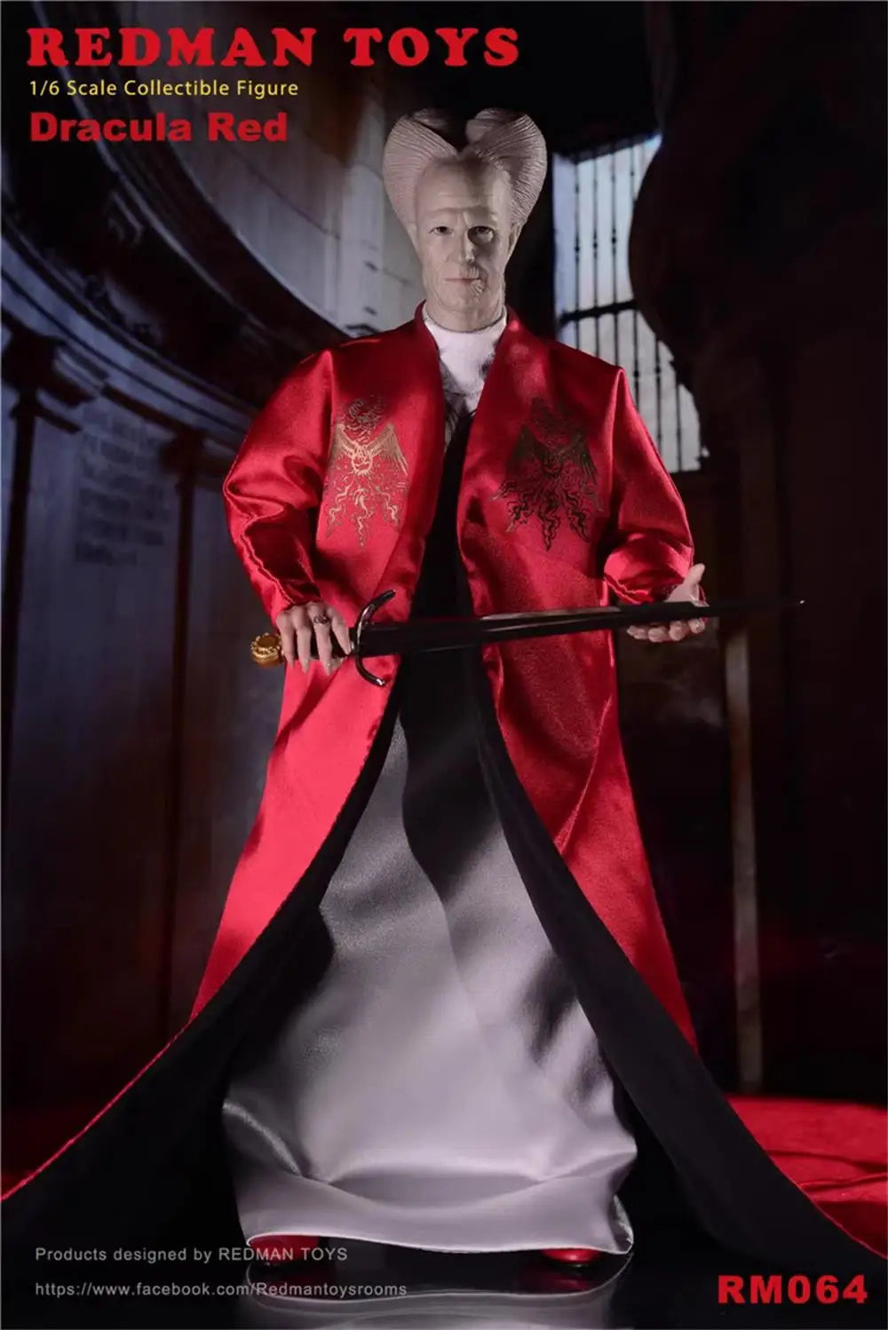 1/6th REDMAN TOYS RM064 The Vampire RED Version Full Set Moveable Action Figure Toys Model About 12" For Fans Collect