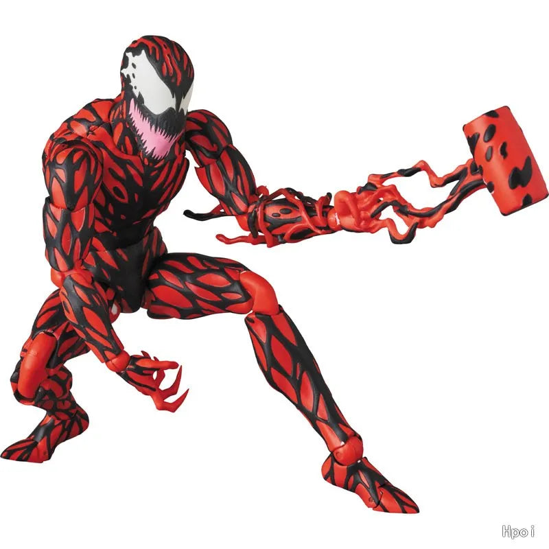 In Stock Original Medicom Toy MAFEX Spiderman Carnage Comic Ver. Collection Toys Gifts  Anime Figure