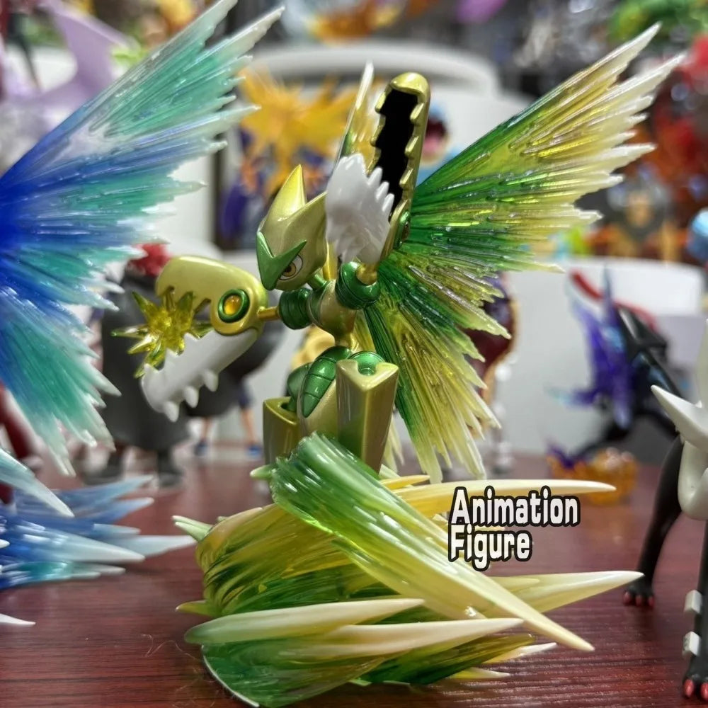 10cm/3.93in Anime Pokemen Figure Mega Scizor Action Figures Pvc Collection Model Toys for Children Gifts