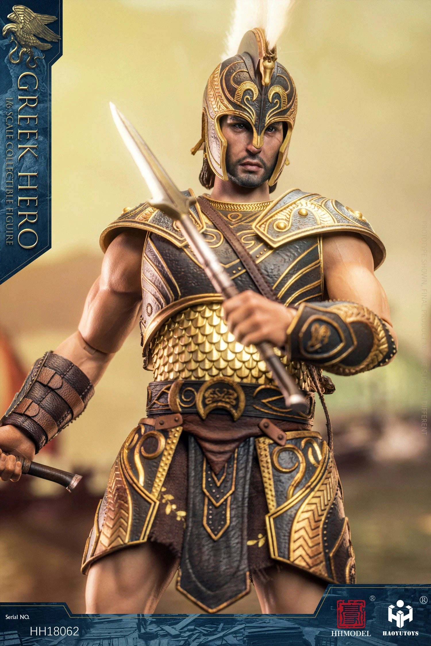 HHMODEL HAOYUTOYS HH18062 1/6 Greek War God Imperial Legion Soldier 12-inch Action Figure Collectible Model Toy