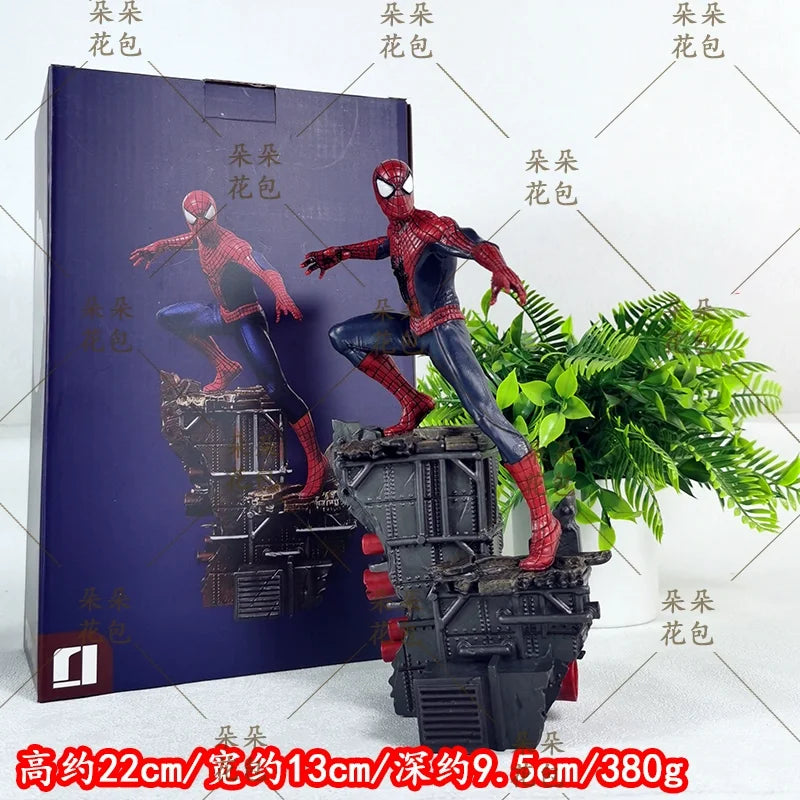 New 17cm Spider-Man：No Way Home Figure Spider Man Classic Poses Collection Of Animation Models Desktop Ornaments Toys Gift
