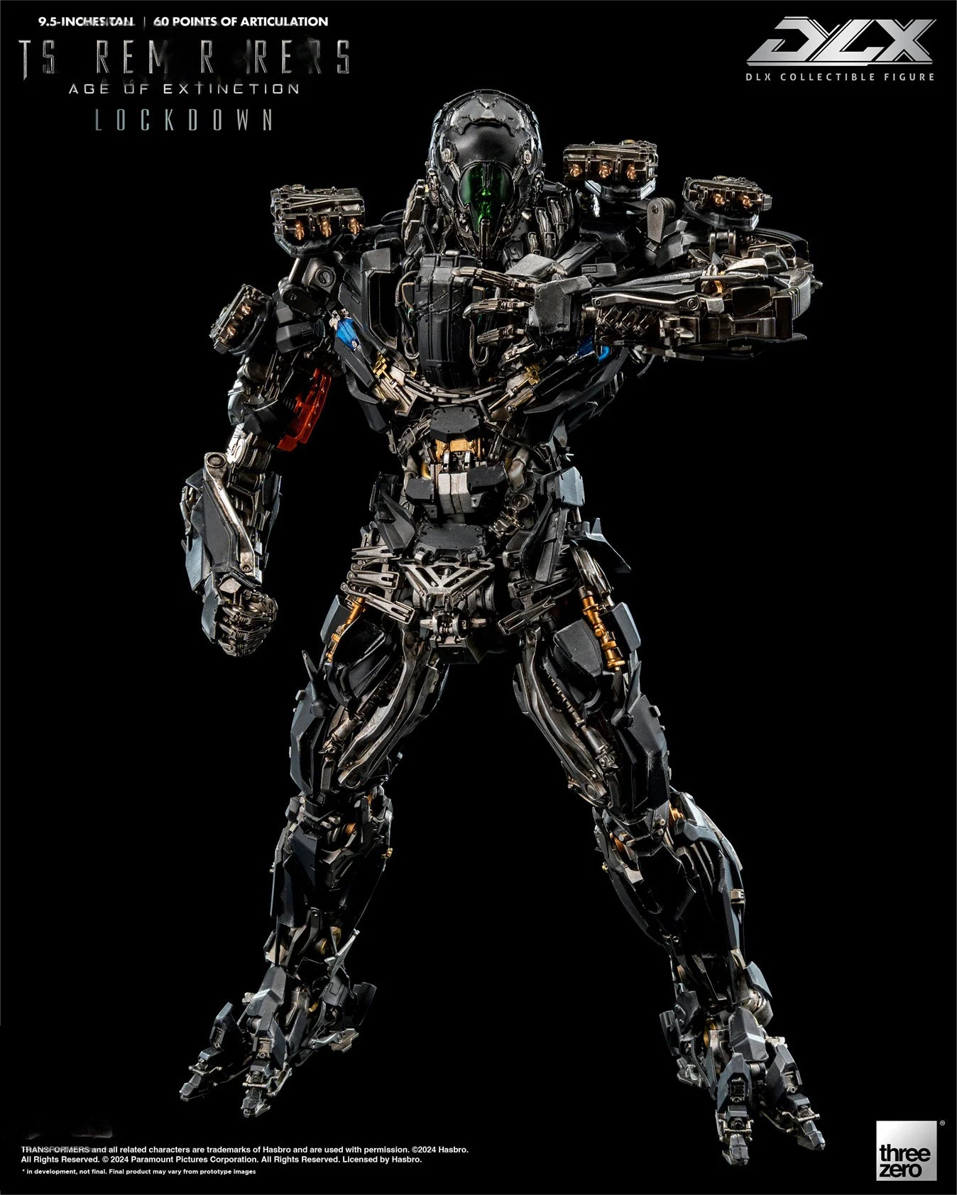 In Stock Originate 3A THREEZERO DLX Lockdown Movable Model Toys Collect Age of Extinction EVENT EXCLUSIVE