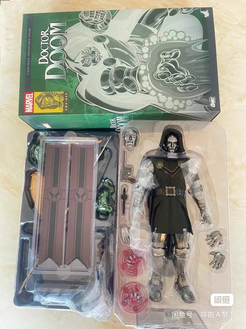 Hot Toys 1/6 Scale Marvel Doctor Doom Action Figure Cms022 Trendy Desktop Ornament Collectible Toy For Boys Ideal Xmas Gift