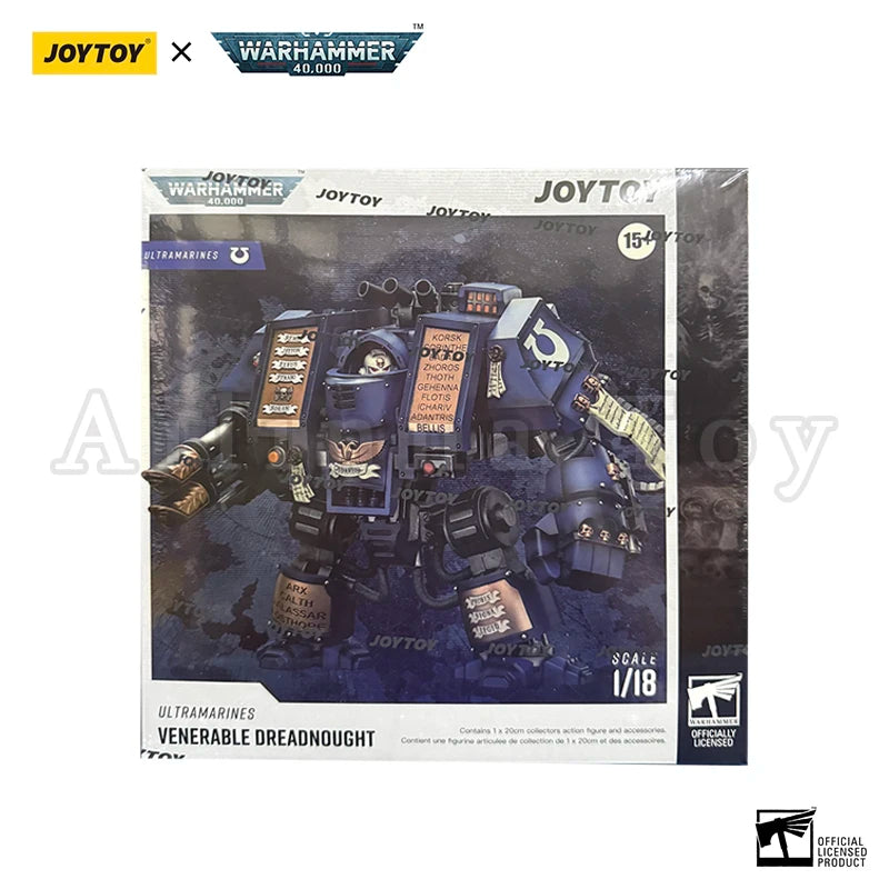JOYTOY 1/18 Actionfigur Mecha 40K Space Marines Ultramarines Venerable Dreadnought Neuauflage Version Anime Spielzeug Geschenk