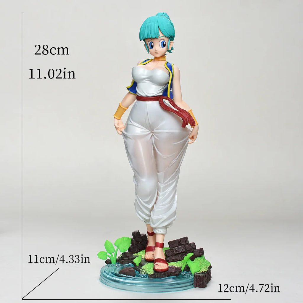 28cm/11in Anime Dragon Ball Z Bulma Figure DBZ Bulma Action Figure Statue Collection Model Toy Gift