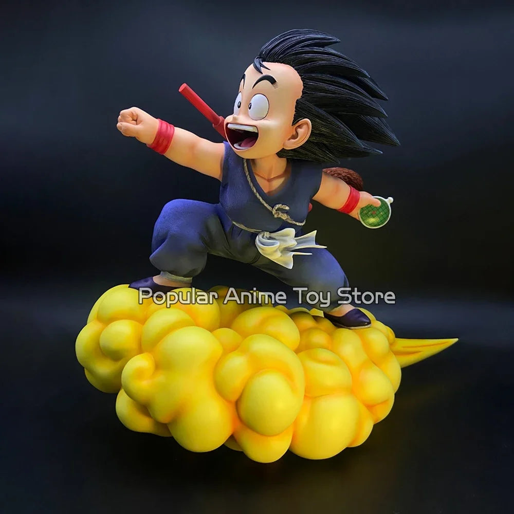 7.87in/20cm Anime Dragon Ball Figures Son Goku Somersault cloud Action Figures PVC Statue Collection Model Toys Christmas Gifts