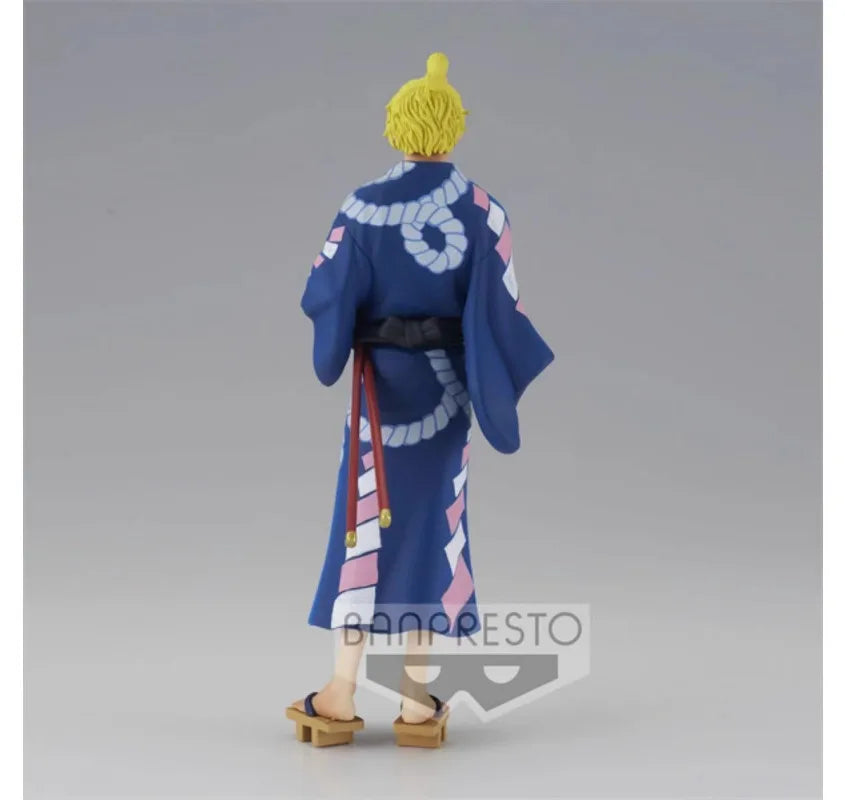 Bandai Original BANPRESTO Anime One Piece Magazin Kimono 18 cm Portgas D. Ace Sabo PVC Action Figure Sammeln Modell Spielzeug