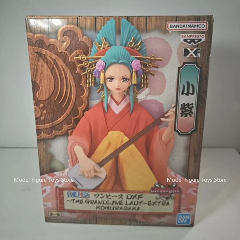 In Stock One Piece Bandai Original Banpreso Anime Kozuki Hiyori Figures Grandline Extra Komurashi PVC Figure Action Toys Gifts