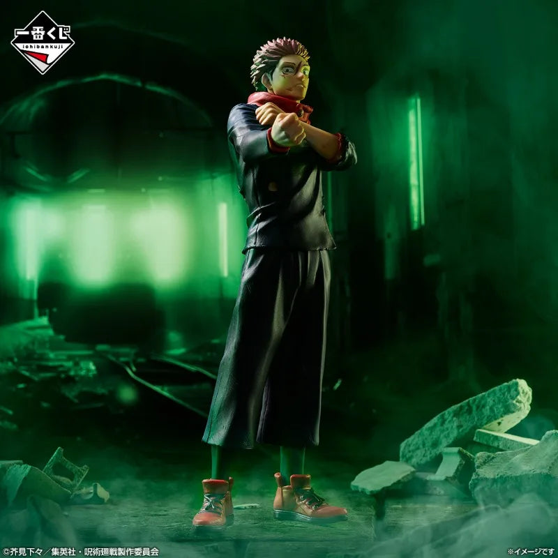 in Stock Original Bandai Jujutsu Kaisen Ichiban Kuji Itadori Yuji Todo Aoi Mahito Anime Figures Model Toy Ornaments Gift