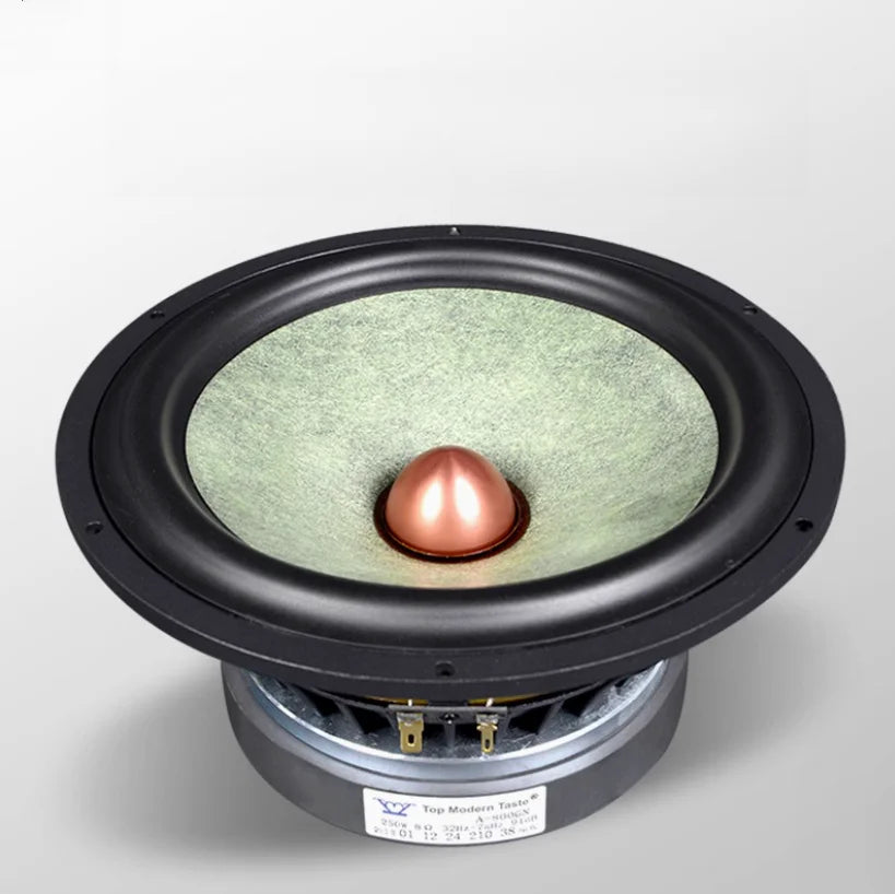 A-1036 8 Zoll Mid Bass Lautsprecher Aluminium Rahmen Und Graphene Kugel Kopf GUMMI RAND 250W 8Ohm 1PCS