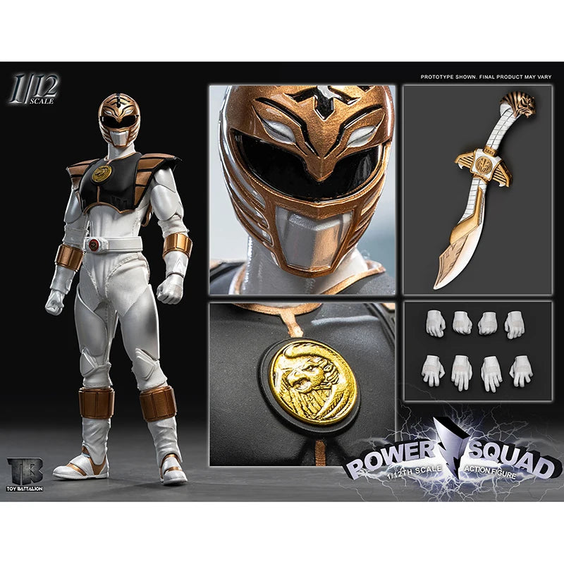 Original Toys Battalion TB020 1/12 Scale Power Squad Power Rangers Figure Set In Stock Anime Action Collection Figures Model Toy
