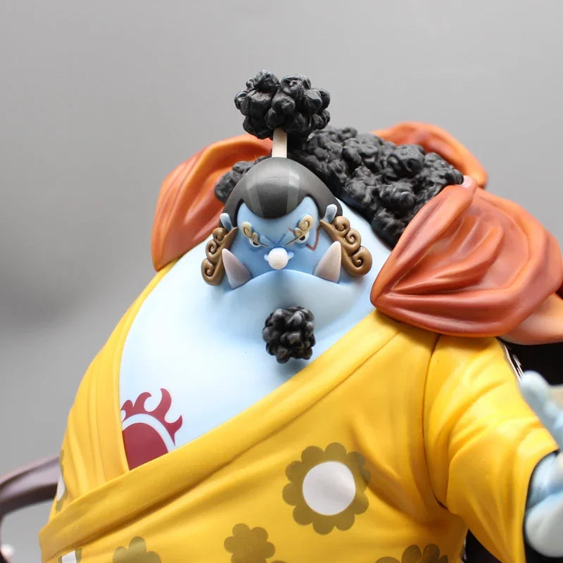 26cm Anime Jinbe One Piece Figurine GK Oka Shichibukai Jinbe Action Figures PVC Collection Statue Model Toys Birthday Gifts