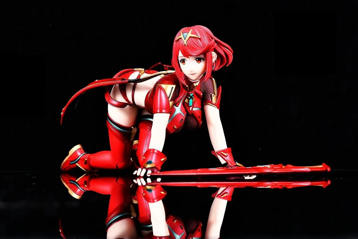 New Xenoblade Chronicles Anime Figure Xenoblade 2 Pyra Figurine Homura Figure Statue Model Desk Collection Birthday Gifts Toys