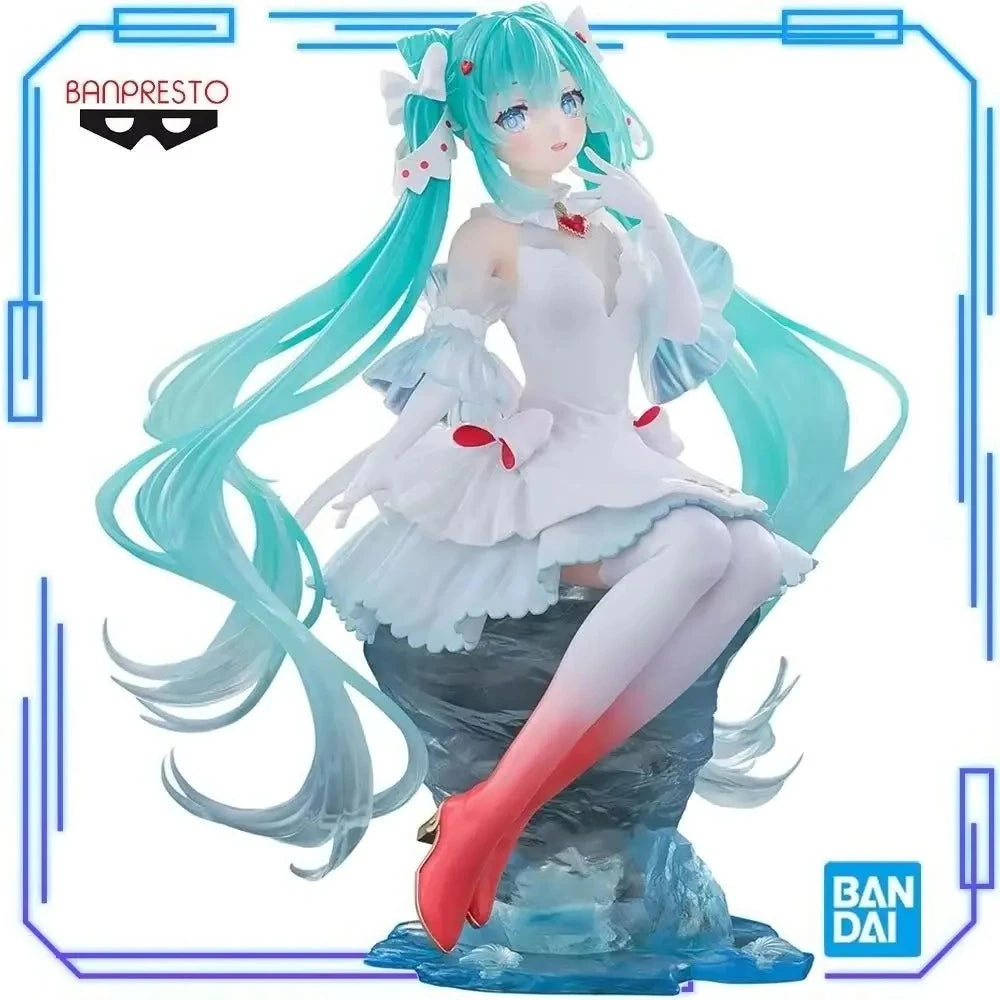 In Stock Bandai Original Genuine Banpresto Evolve Clearluxe Hatsune Miku Clione Ver 18cm Collections Model Toys BPEV Figure Gift