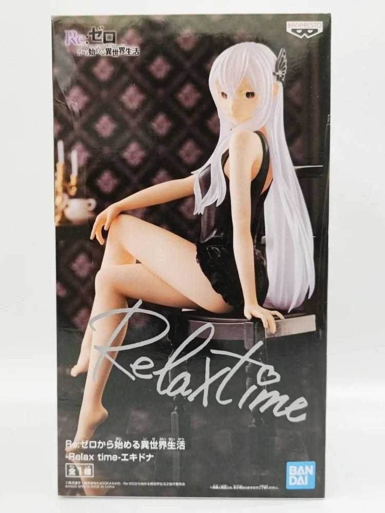 Original elCOCO Emilia Ram Rem Jewel Princess Re 1/7 Anime Figure Model Toy