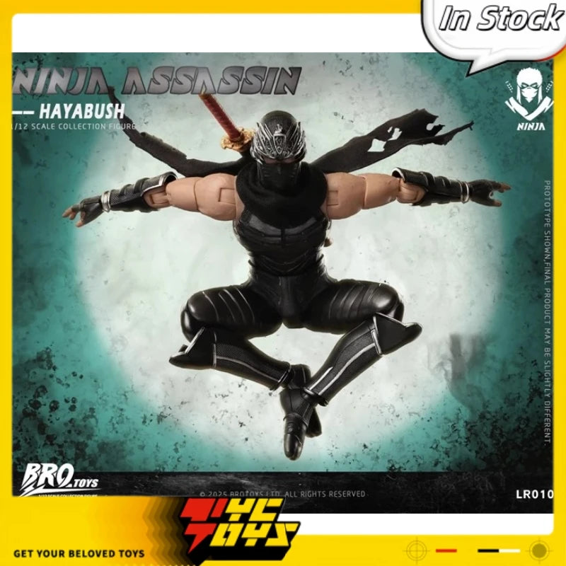 TYCTOYS Genuine BROTOYS 1/12 LR010 Ninja Assassin Falcon - Ninja Gaiden 6-inch Full Set Action Figure Model Toy Holiday Gifts