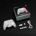 BIGBIGWON Rainbow3 Wireless Game Controllers Bluetooth with 1000mAh Battery Life Gamepads 3.5mm Audio Interface for PC Switch