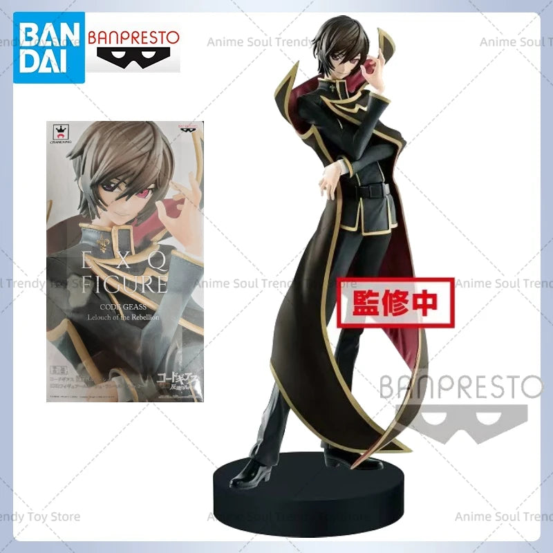 Bandai Original Banpresto Lelouch The Rebel Lelouch Lamperouge Action Figure Model Doll Brand New Boxed Garage AS