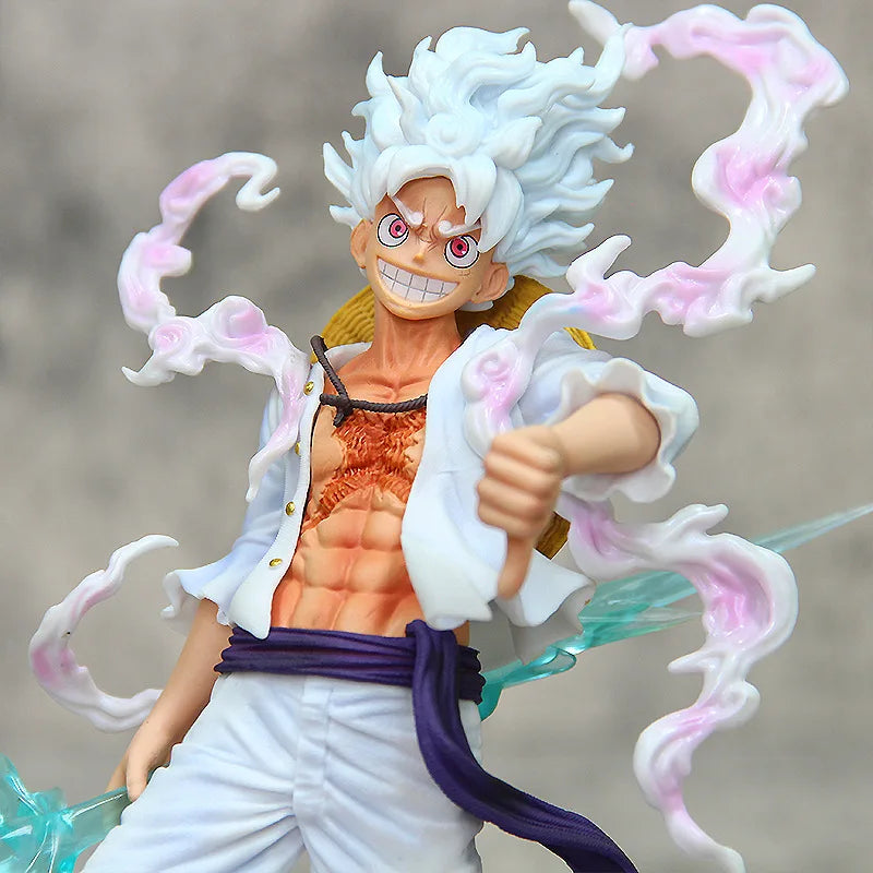 24cm One Piece Luffy Figures Sun God Monkey D Luffy Action Figures PVC Anime Model Collection Statue Decoration Toys Doll Gifts