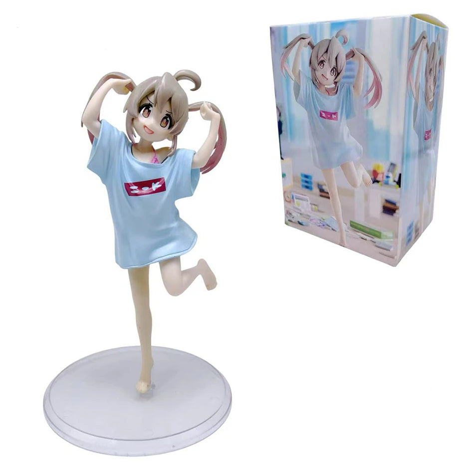 19cm// Mahiro Oyama T-shirt Anime Figure Onimai: I'm Now Your Sister! Mahiro-chan Action Figure Model Doll Toys