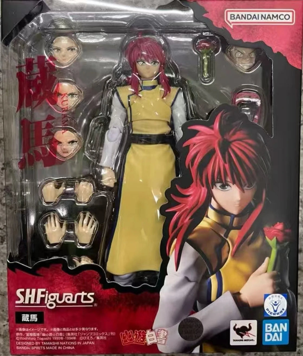 Genuine Bandai Original Package S.H.Figuarts YuYu Hakusho KURAMA  Anime Action Figure Finished Model Toy Collectible In shock