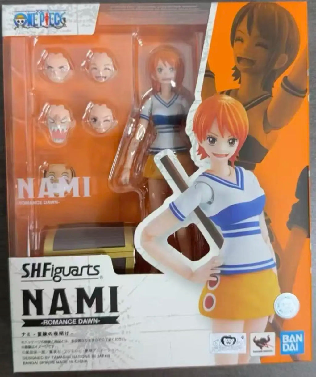Bandai ONE PIECE S.H.Figuarts SHF S.H.Figuarts SHF USOPP Sanji Nami Luffy Dracule Mihawk Borsalino Jewelry Bonney Figure Model