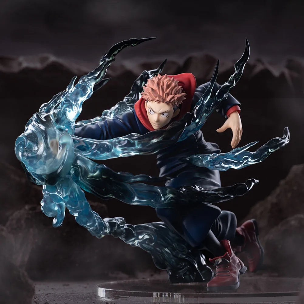 Anime JJK figure Ryomen Sukuna Itadori Yuji Figure toy Battle Itadori Yuji action figure Desktop Model Collection Ornament Gifts