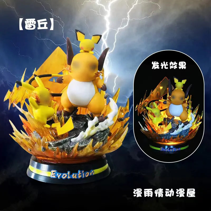 New Bkm Evolution Group Super Dream Spitfire Dragon Geng Ghost Bulbasaur Seed Johnny Turtle Handmade Model Trendy Play Doll Gift