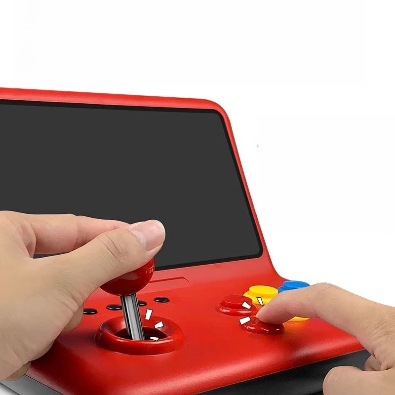 10-Zoll-Desktop-Mini-Joystick-Handheld-Konsole mit Retro- und Nostalgie-Design Hochauflösende 9-Zoll-IPS-Arcade-Spielkonsole