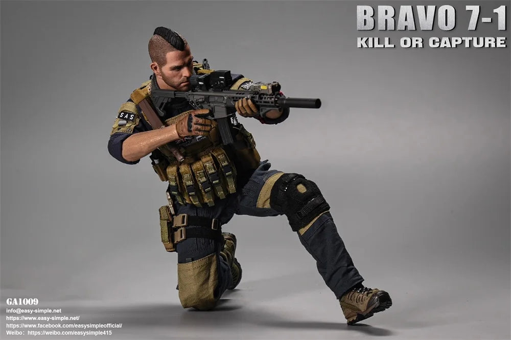 For Sale 1/6th Soldier Doll Call Man The Duty Soap Full Set Moveable Action Figure SAS About 12" ES GA1009 Christmas Festivals