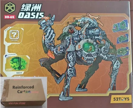 In Stock 52TOYS Infinite Beast Drive Beast Box Oasis Plant Assembling Deformation Toy Model Guochuang Mecha Decoration