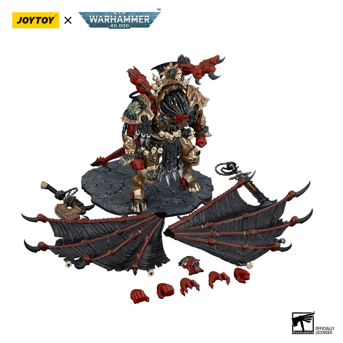 Angron Action Figure Warhammer 40K Daemon Primarch of Khorne Demon Form JoyToy Toys Model Movable Dolls Fans Collection