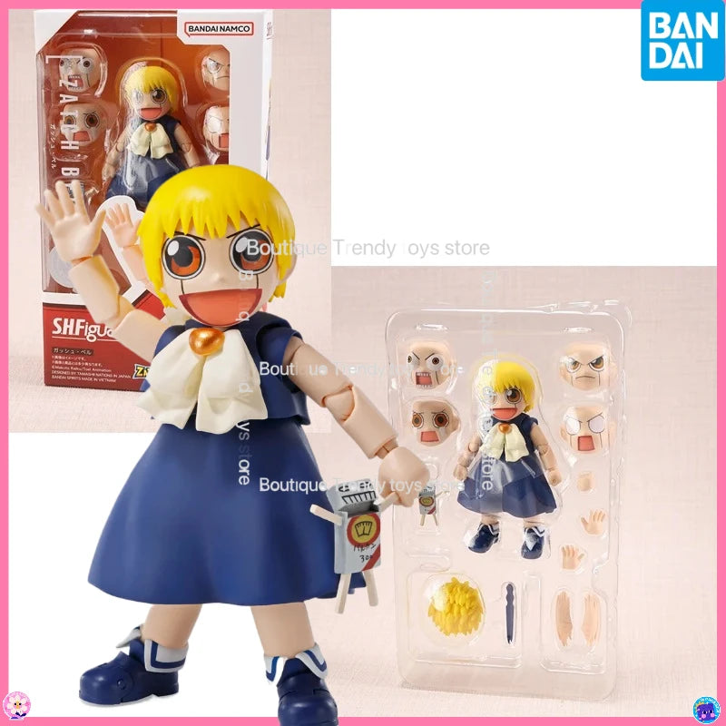 Bandai Genuine SHF Gash Bell! Zatch Bell Kiyo Takamine Anime Action Figure Joints Movable Collectible Model Toys Ornaments Gift